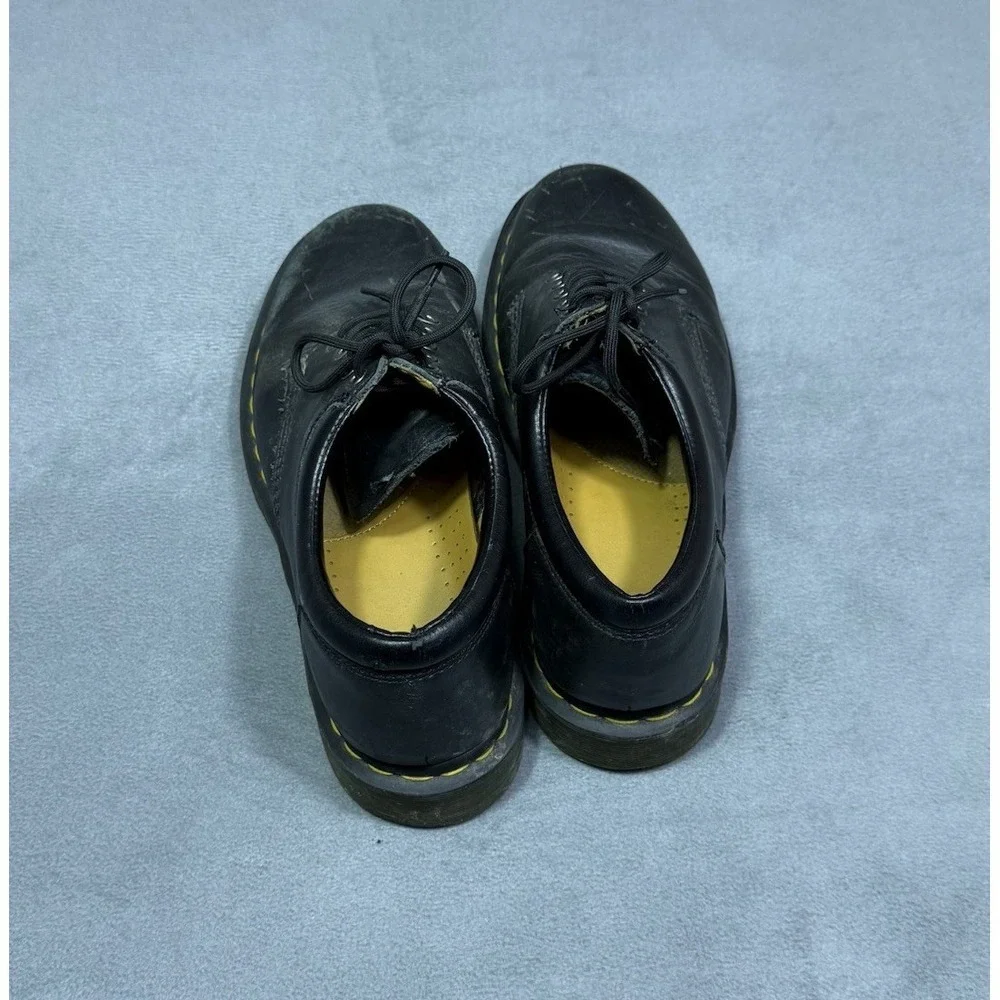 Dr Martens 3 Eye Black Leather Oxford Shoes Mens 10